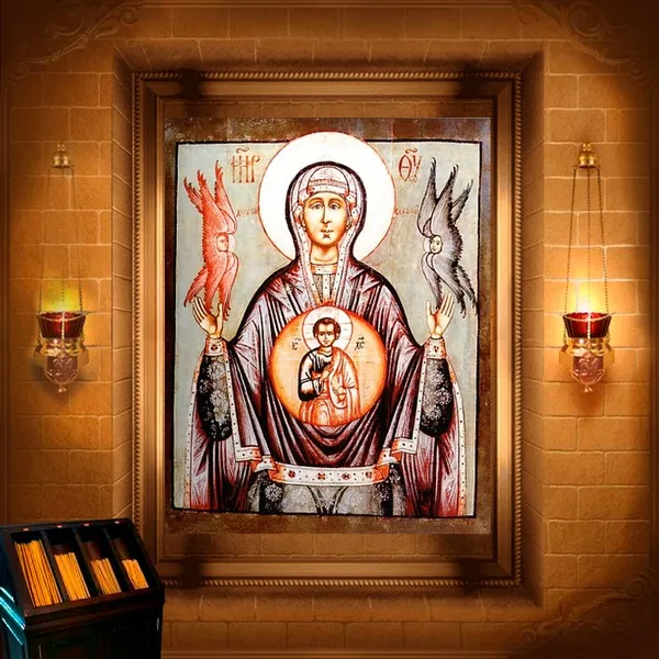 Знамення, Ікона Божої Матері