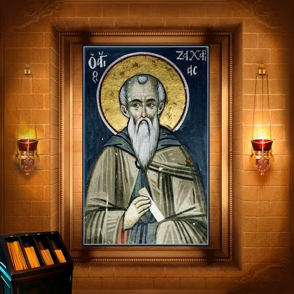 Захарія Відвертий, затвірник