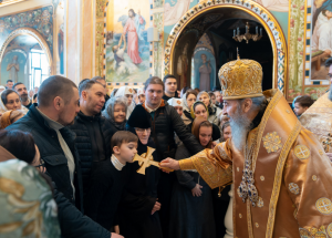У Києво-Печерській Лаврі Предстоятель УПЦ відслужив урочисту літургію в Неділю Торжества Православ‘я