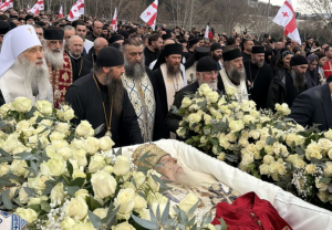 ТБІЛІСІ. Офіційна делегація Української Православної Церкви взяла участь у відспівуванні спочилого Католікоса-Патріарха всієї Грузії Ілії ІІ