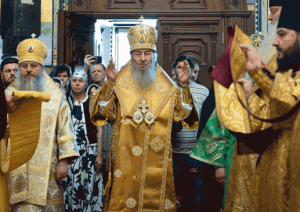 У Києво-Печерській Лаврі Предстоятель УПЦ звершив Божественну літургію у Неділю другу після Пʼятидесятниці