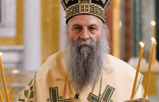 БЕЛГРАД. Патріарх Сербський Порфирій привітав Митрополита Онуфрія з 12-ю річницею інтронізації