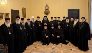 ТБІЛІСІ. Відбулася зустріч офіційної делегації УПЦ із членами Священного Синоду Грузинської Церкви