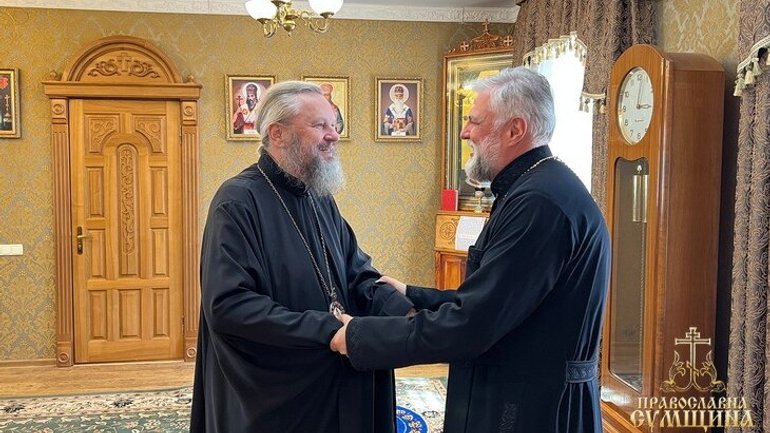 Із братнім візитом Сумську єпархію УПЦ МП відвідав представник Сербської Церкви